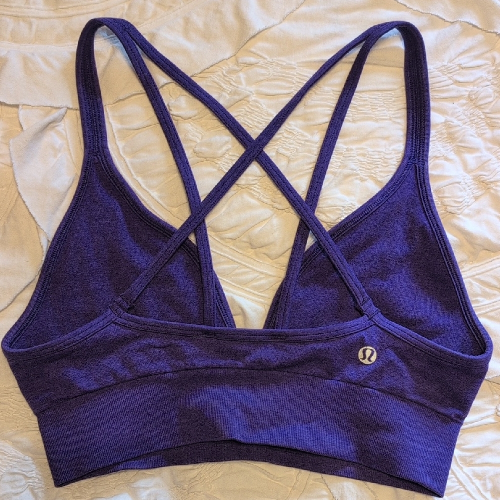 lululemon athletica Deep Purple Sports Bra